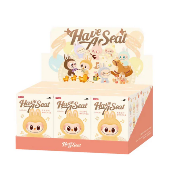 Pop Mart Labubu The Monsters Have a Seat Vinyl Plush Sealed Case