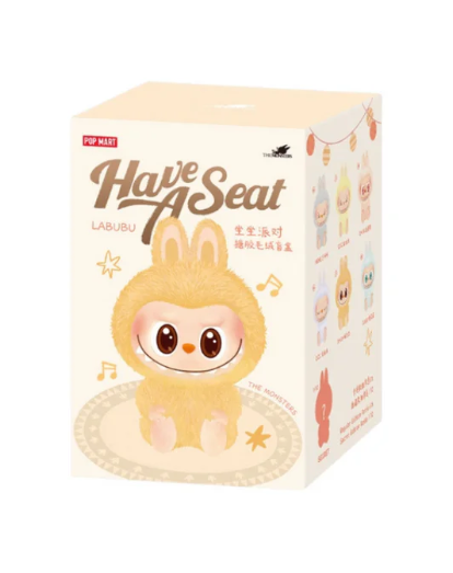 Pop Mart Labubu The Monsters Have a Seat Vinyl Plush Sealed Case