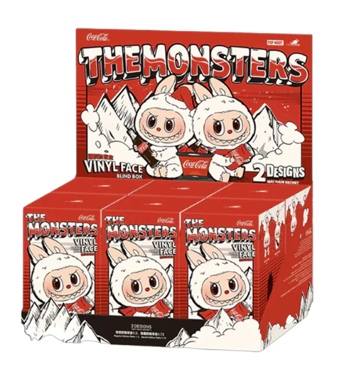 Pop Mart Labubu The Monsters Coca Cola Series Vinyl Face