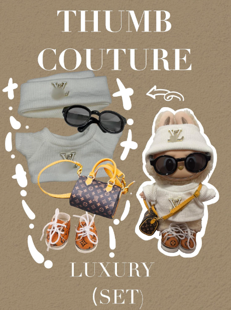LUXURY SET WITH WHITE T-SHIRTS GLASSES BAG SHOES HAT