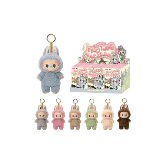 Pop Mart Labubu The Monsters Exciting Macarons Vinyl Face Sealed Case