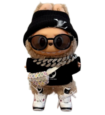 LUXURY SET WITH T-SHIRTS GLASSES BAG SHOES NECKLACE HAT