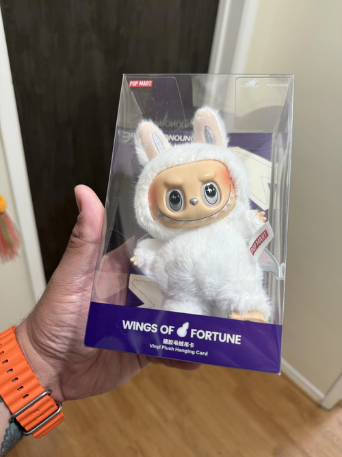 LABUBU - WHITE PLUSH TOY